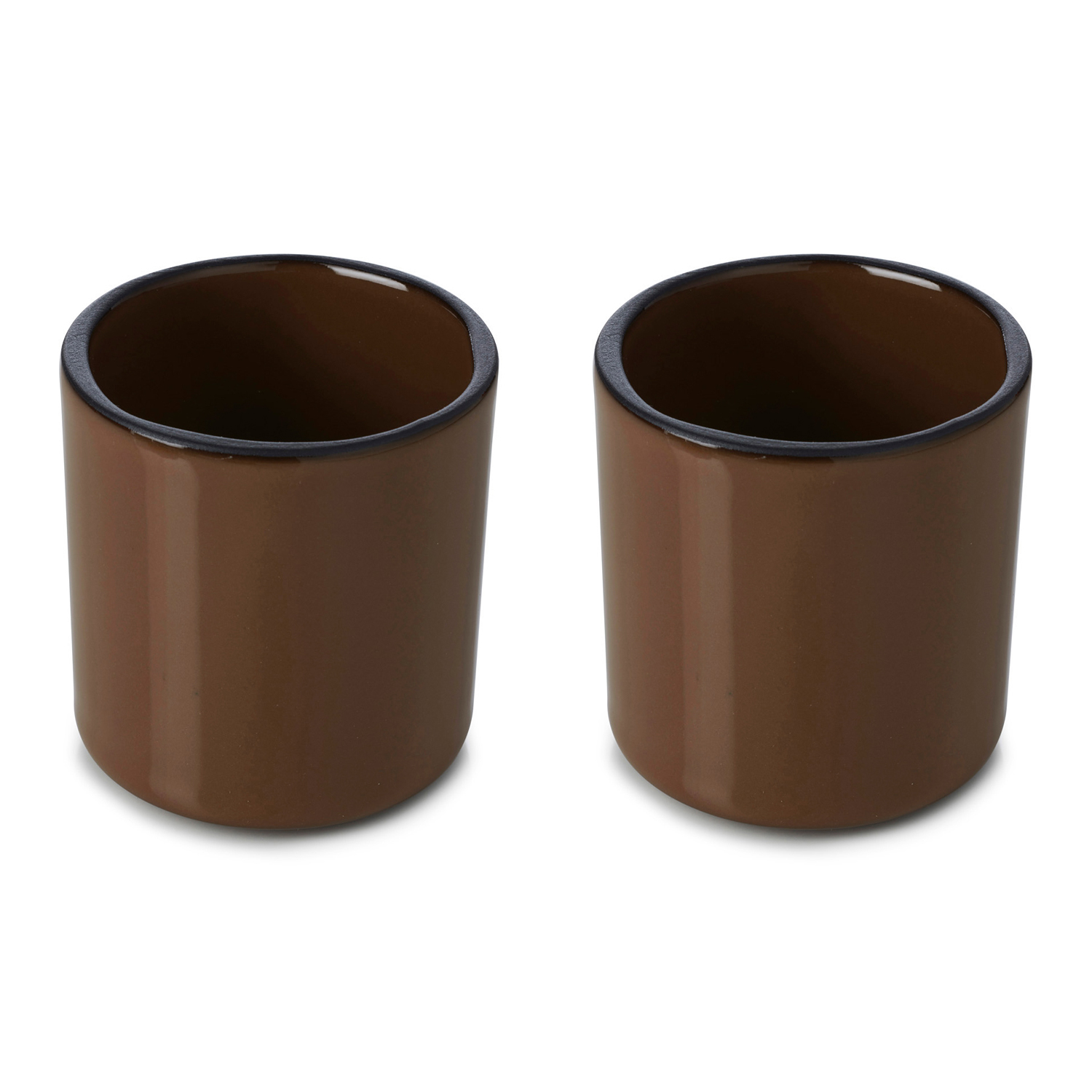 Espressokopp CARACTERE 80 ml, set i 2 delar, brun, REVOL