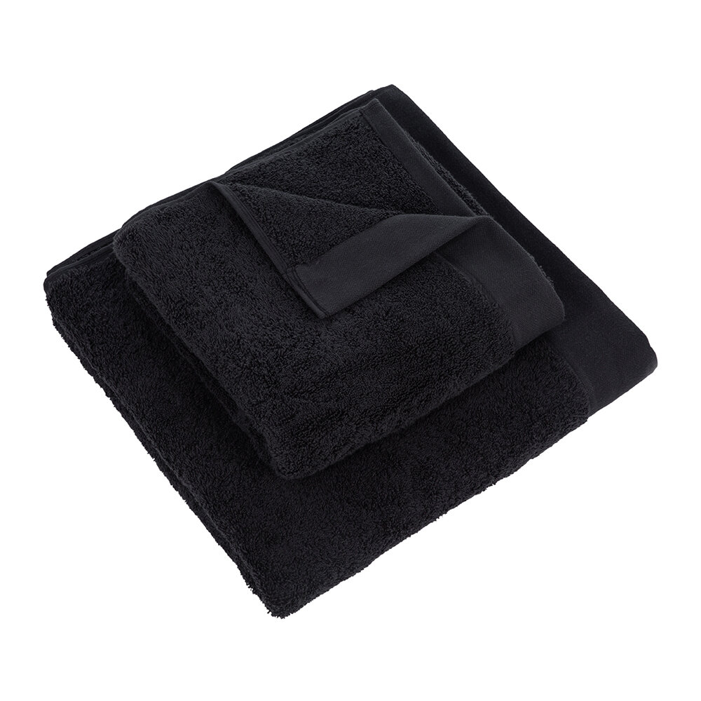 180092 riva 100 organic cotton towel black bath towel 425560