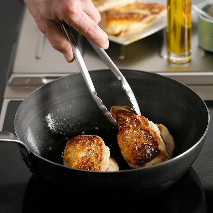 Sautepanna MINERAL B 24 cm, stål, de Buyer