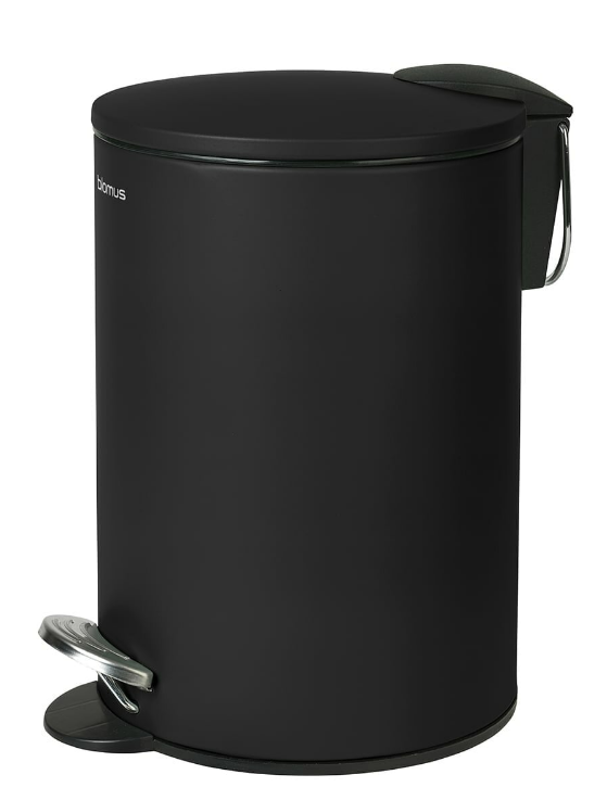 179999 1 kosmeticky odpadkovy kos tubo blomus cerny 3 l 2
