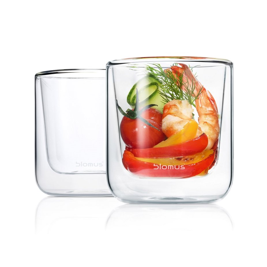 Kaffeglas NERO 200 ml, dubbelväggigt, Blomus