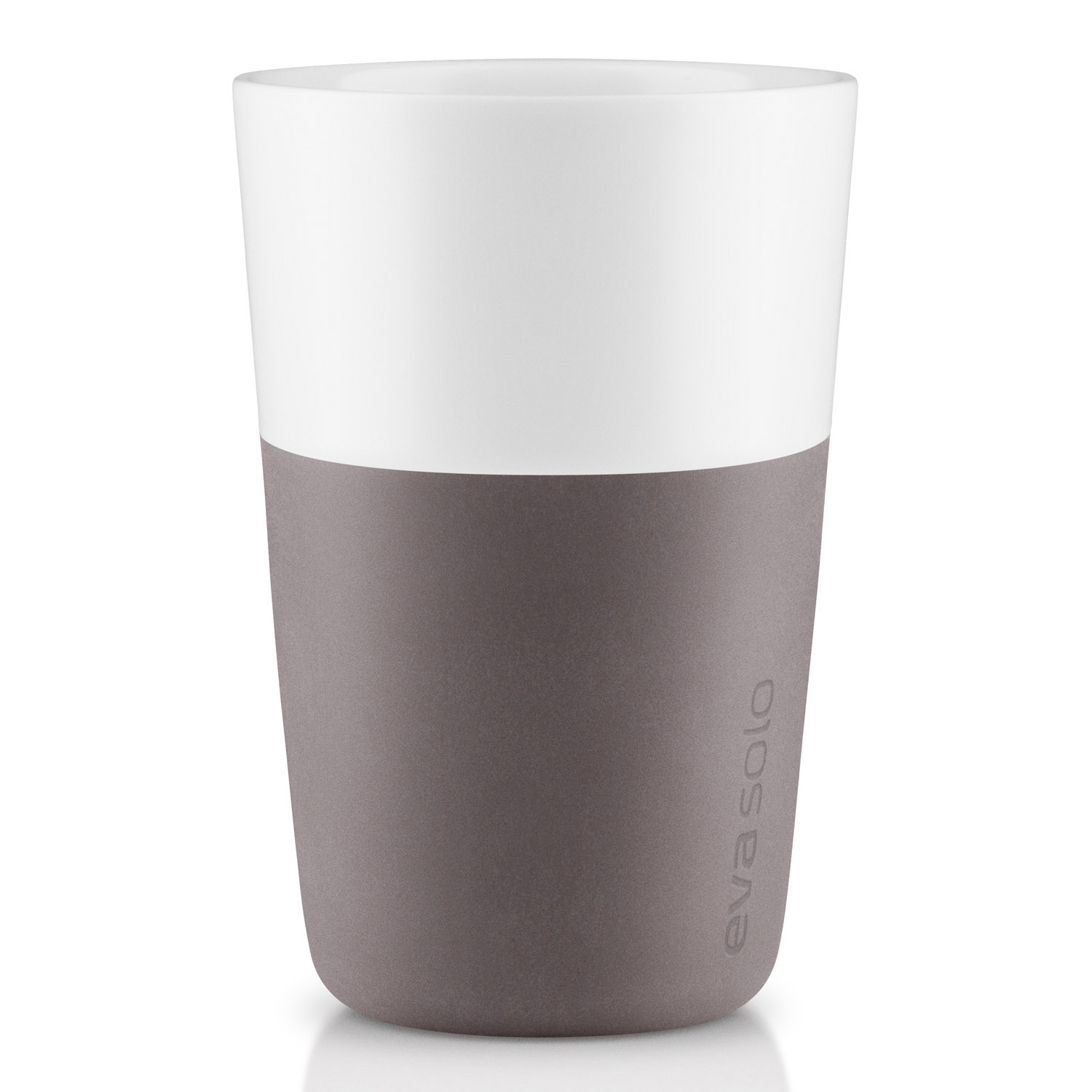 Mugg 360 ml, set i 2 delar, med silikonöverdrag, grå, Eva Solo