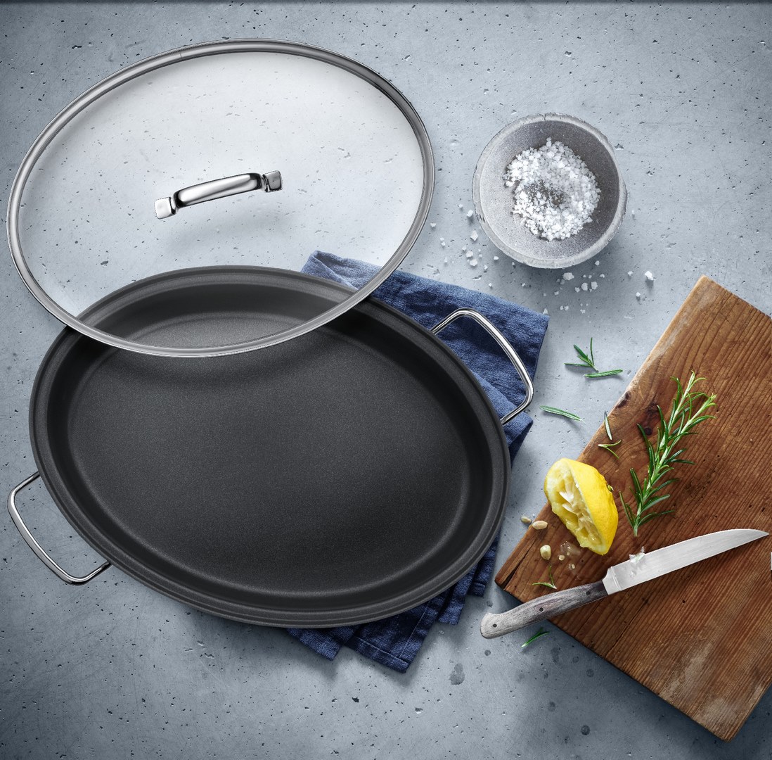 Serveringspanna 38 x 26 cm, oval, non-stick yta, WMF