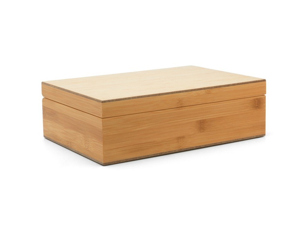 Teförvaring, 6 burkar, bambu, Bredemeijer