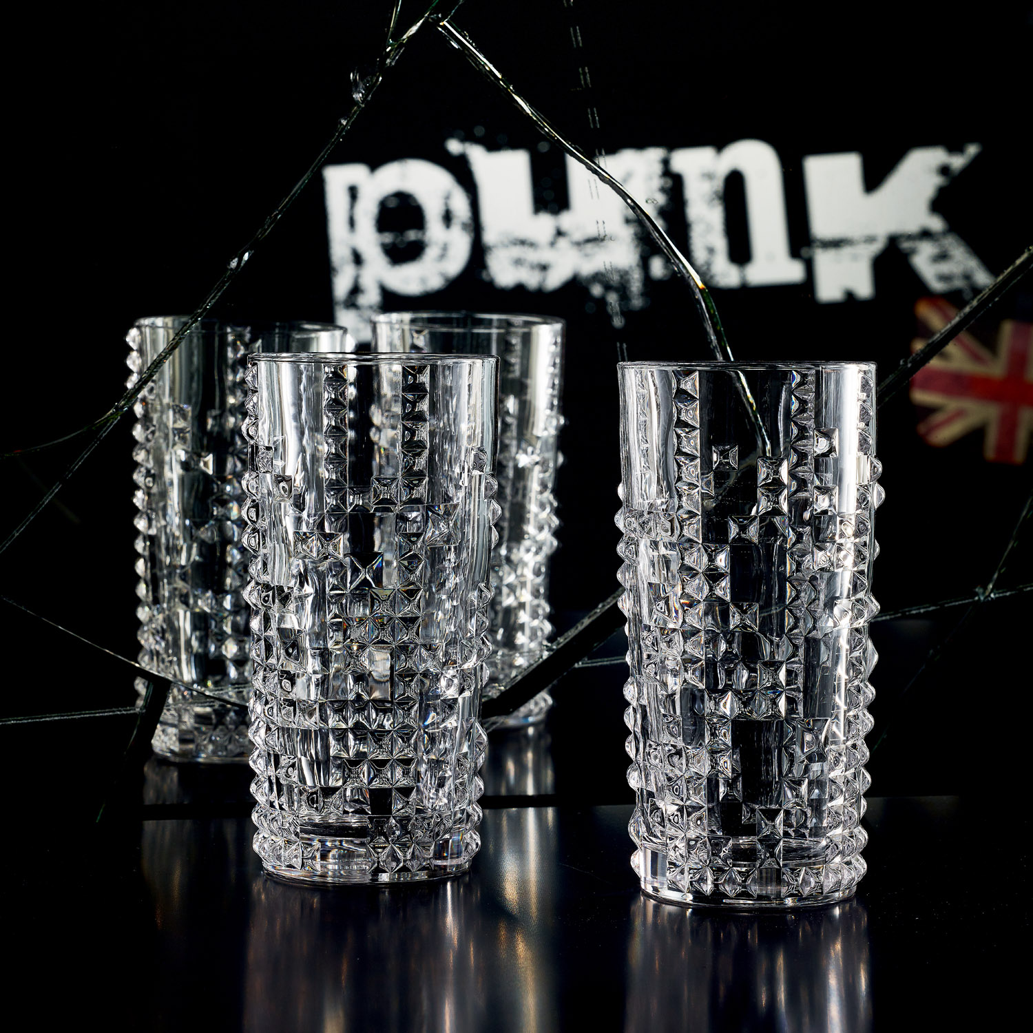 Drinkglas PUNK, set i 4 delar, Nachtmann