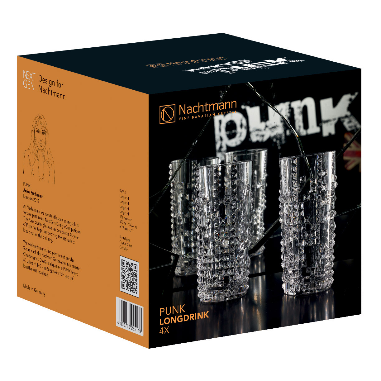 Drinkglas PUNK, set i 4 delar, Nachtmann