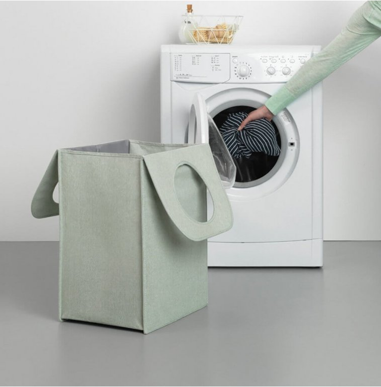 Tvättpåse 55 l, mörkgrön, Brabantia