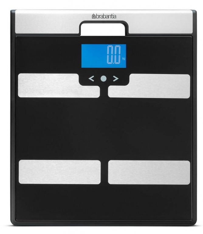 Digital badrumsvåg, svart, Brabantia