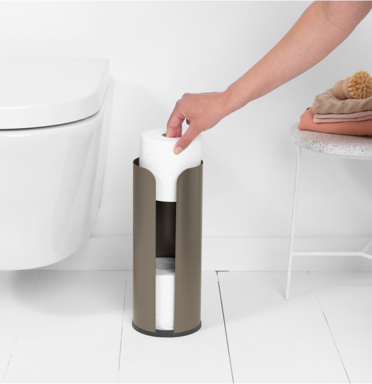 Reservrullhållare, platina, Brabantia