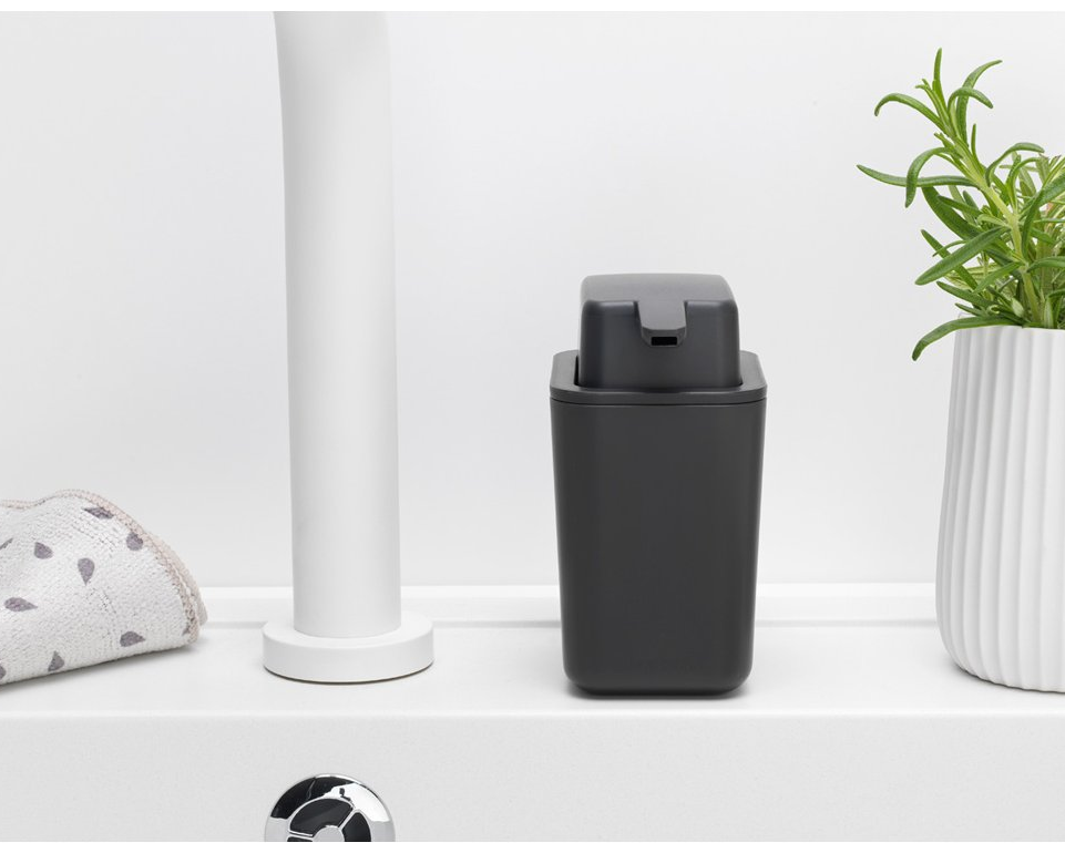 Dispenser för flytande tvål 200 ml, grå, Brabantia