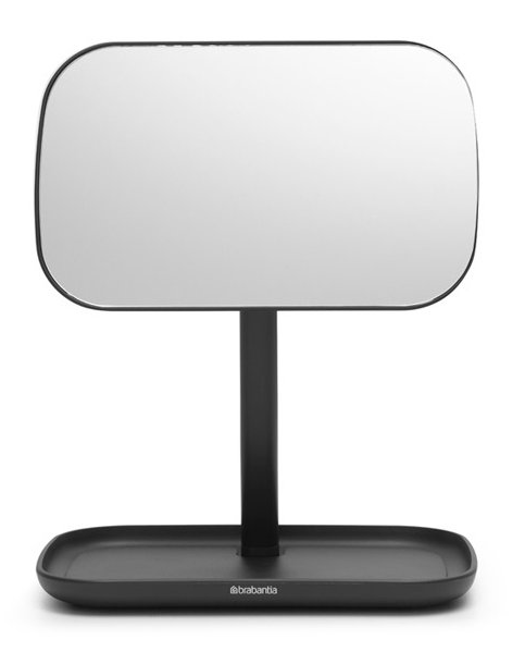 Bordsspegel 28 cm, med bricka, grå, Brabantia