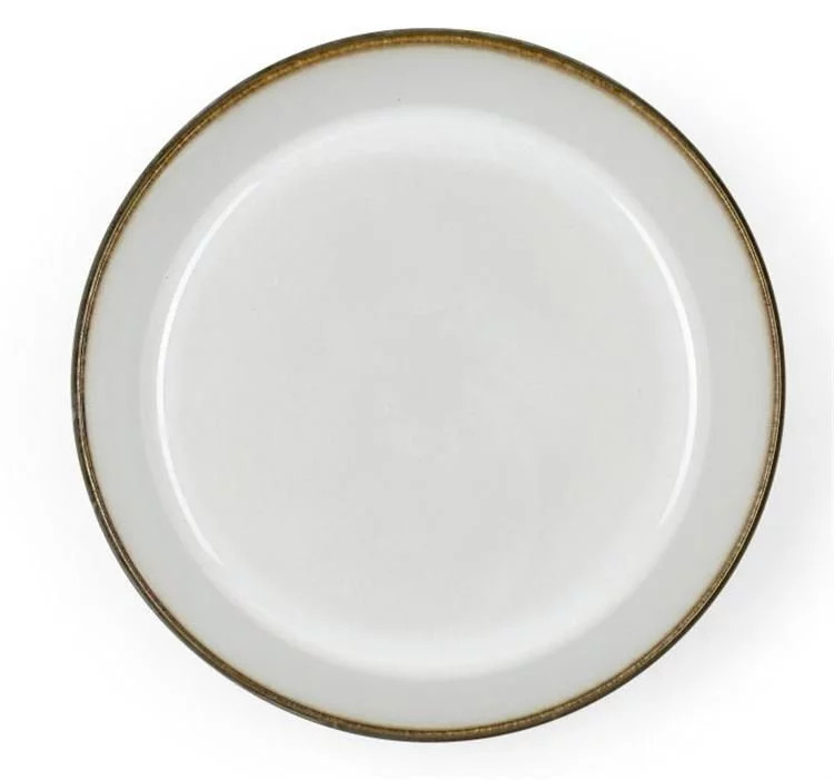 Matskål 18 cm, grå/gräddvit, Bitz
