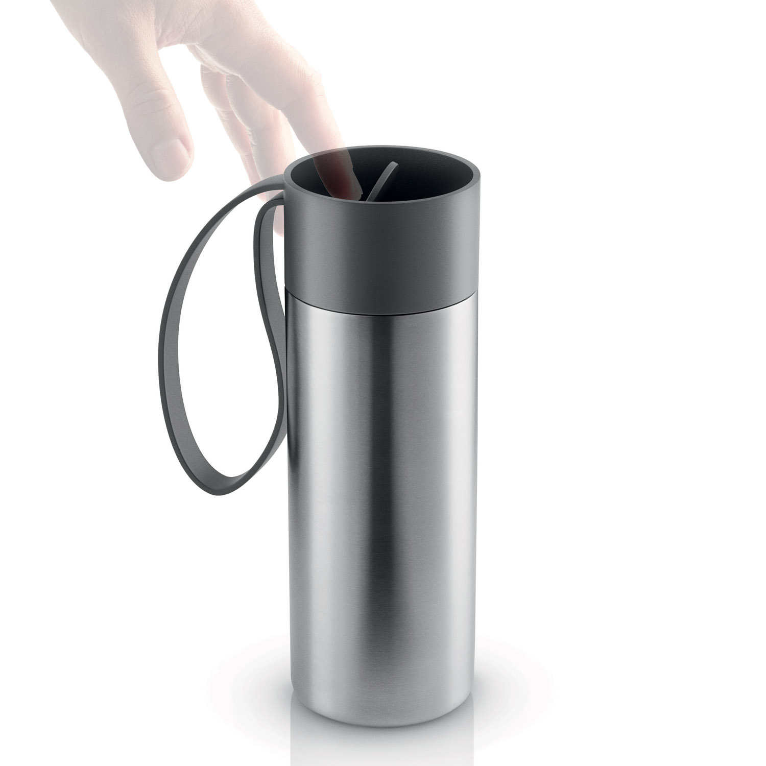 Resemugg TO GO, 350 ml, grått, rostfritt stål, Eva Solo