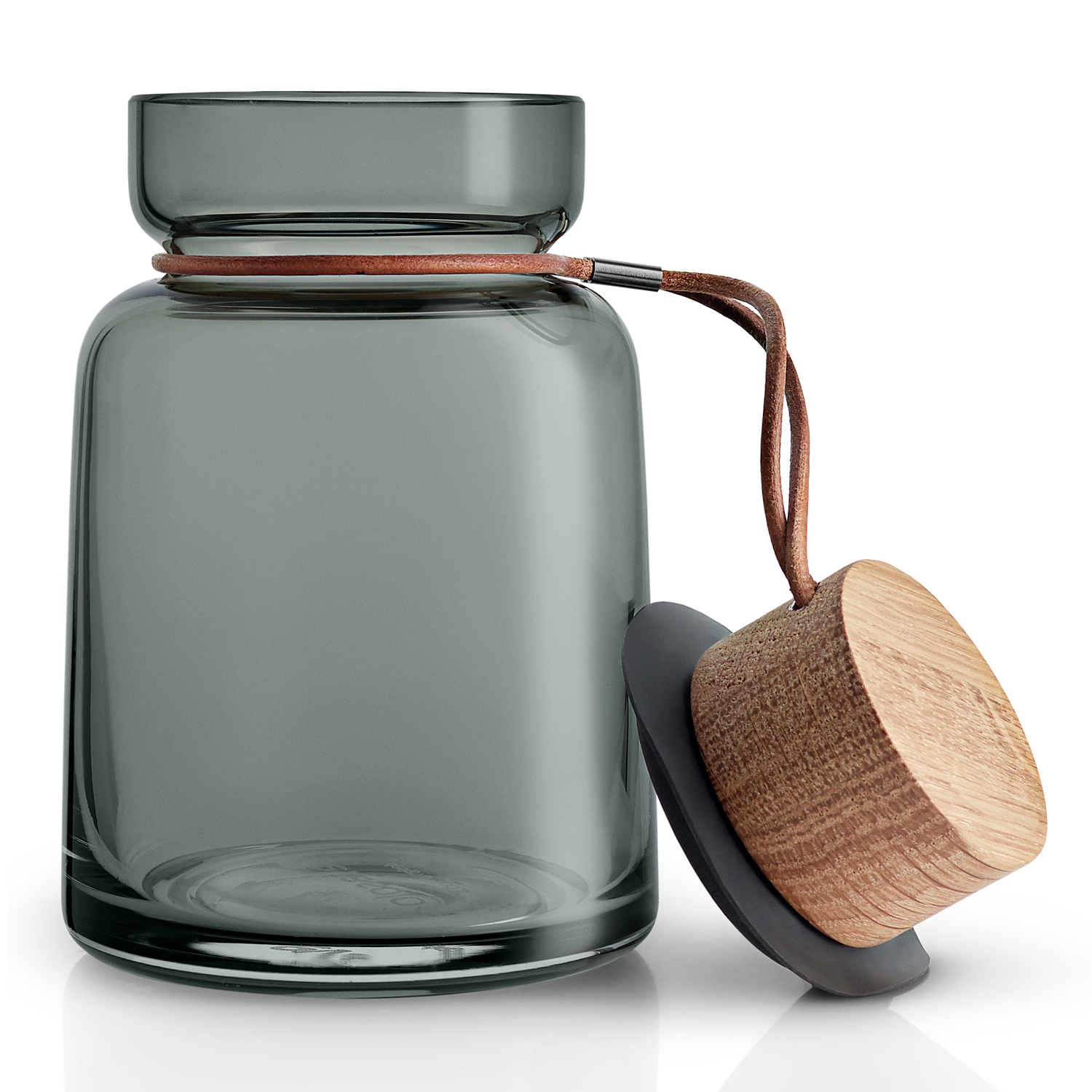 Köksförvaringsburk SILHOUETTE 700 ml, rökfärgat glas, Eva Solo
