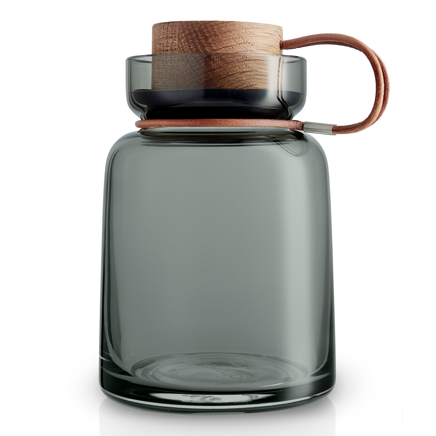 Köksförvaringsburk SILHOUETTE 700 ml, rökfärgat glas, Eva Solo