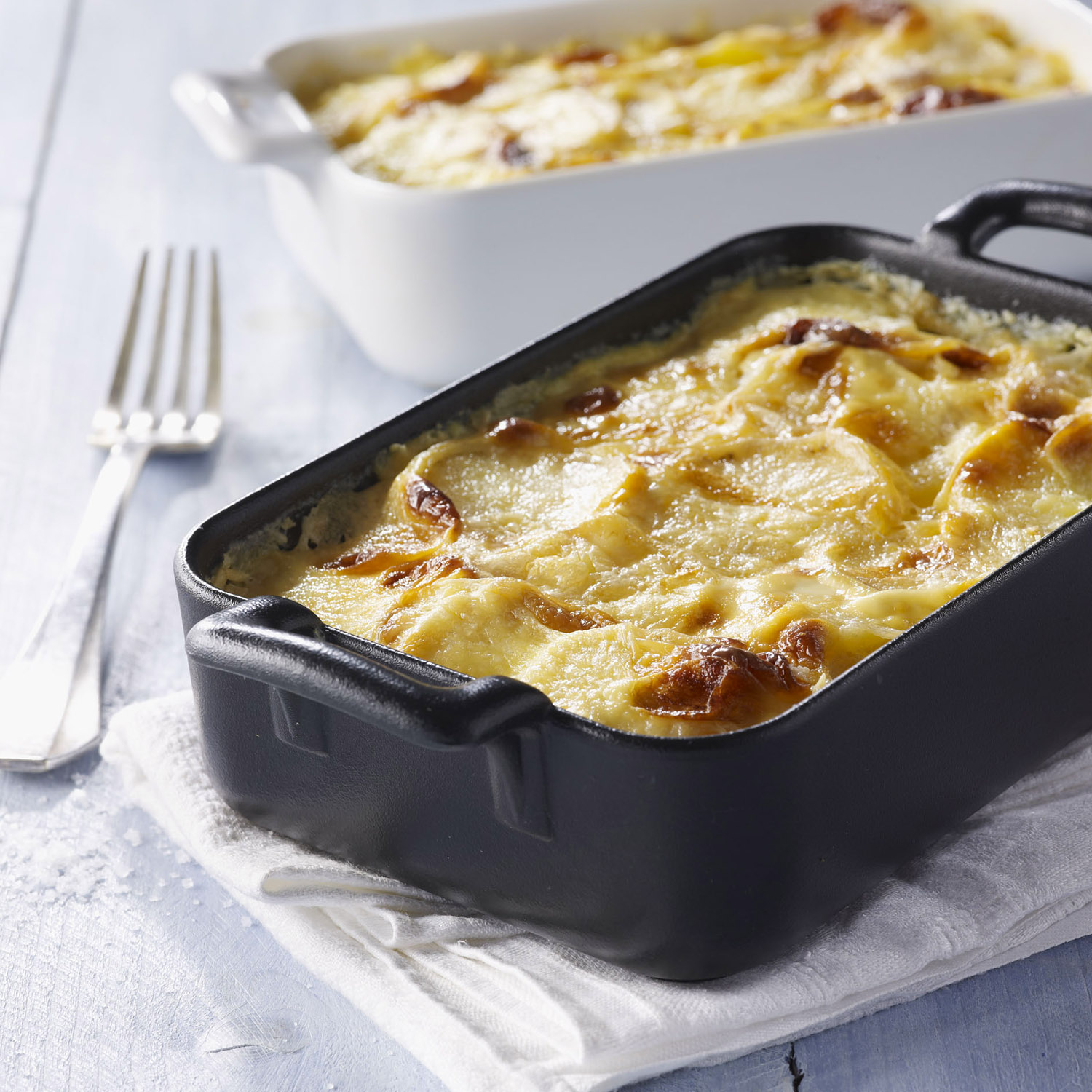 Ugnsform BELLE CUISINE 0,7 l, rektangulär, mattsvart, porslin, REVOL