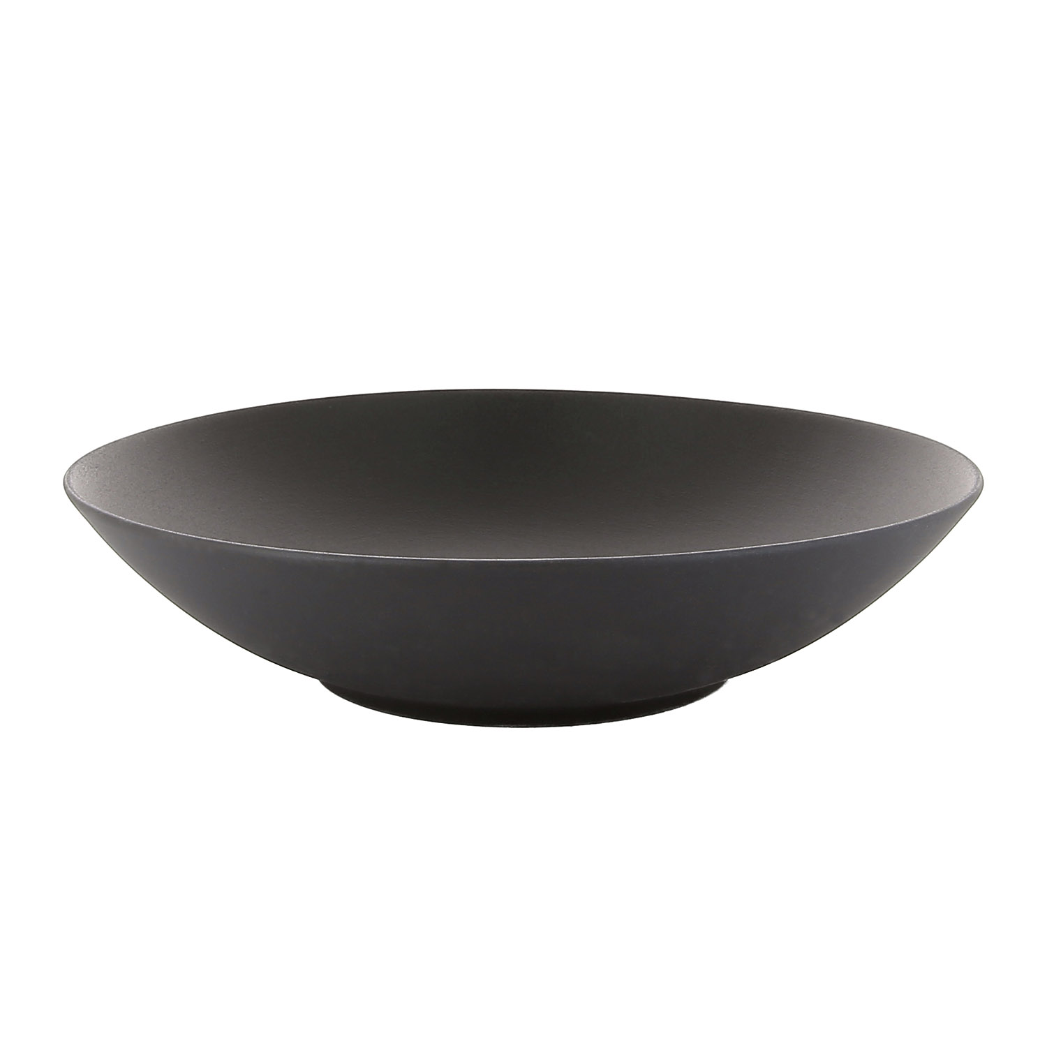 Djup tallrik EQUINOX 24 cm, mattsvart, REVOL