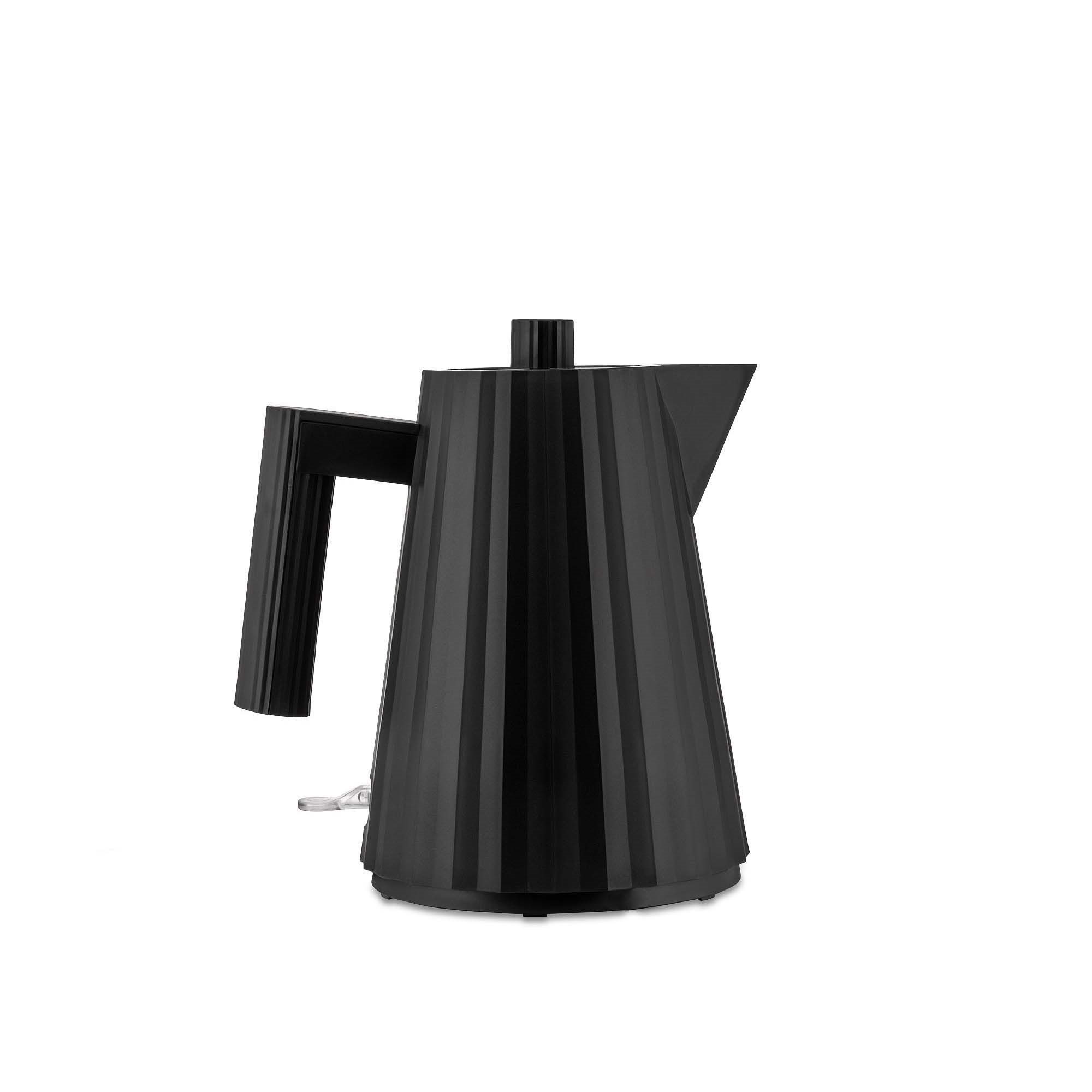 Elektrisk vattenkokare PLISSE 1 l, svart, Alessi