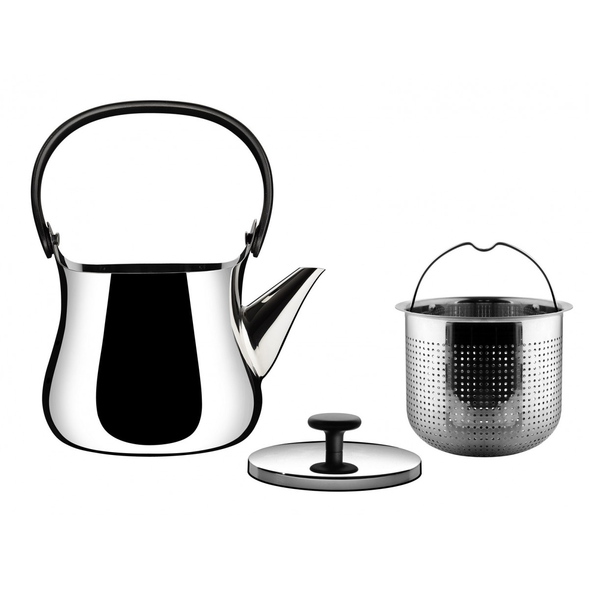Teinfuser tekanna CHA 900 ml, rostfritt stål, Alessi
