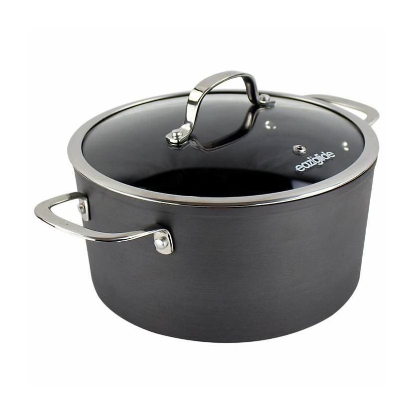Gryta NEVERSTICK3 24 cm, 4,2 l, med lock, Eaziglide