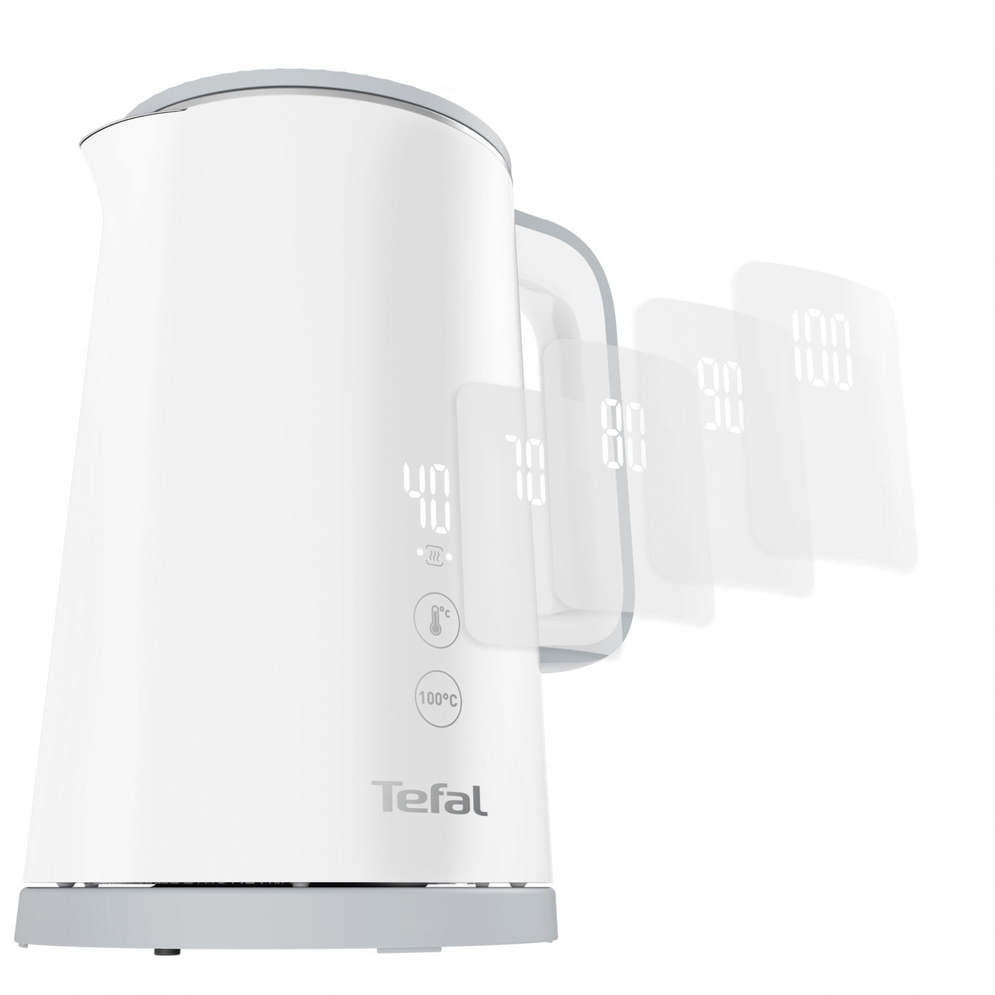 Elektrisk vattenkokare SENSE 1,5 l, vit, Tefal