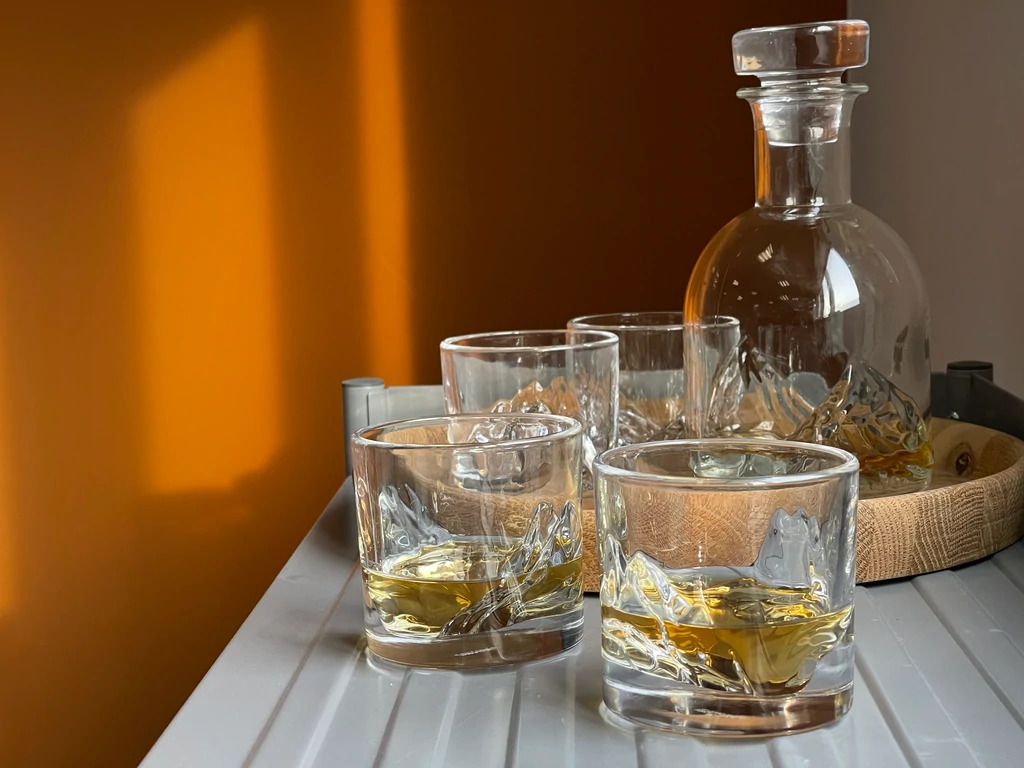 Whiskyglas GRAND CANYON, set i 4 delar, 300 ml, Litton