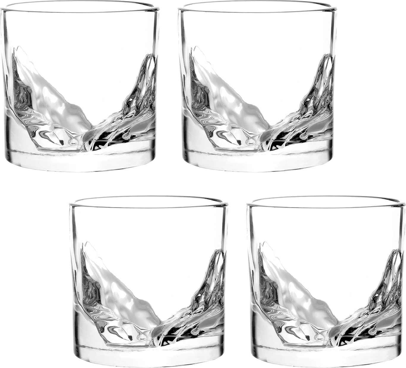 Whiskyglas GRAND CANYON, set i 4 delar, 300 ml, Litton
