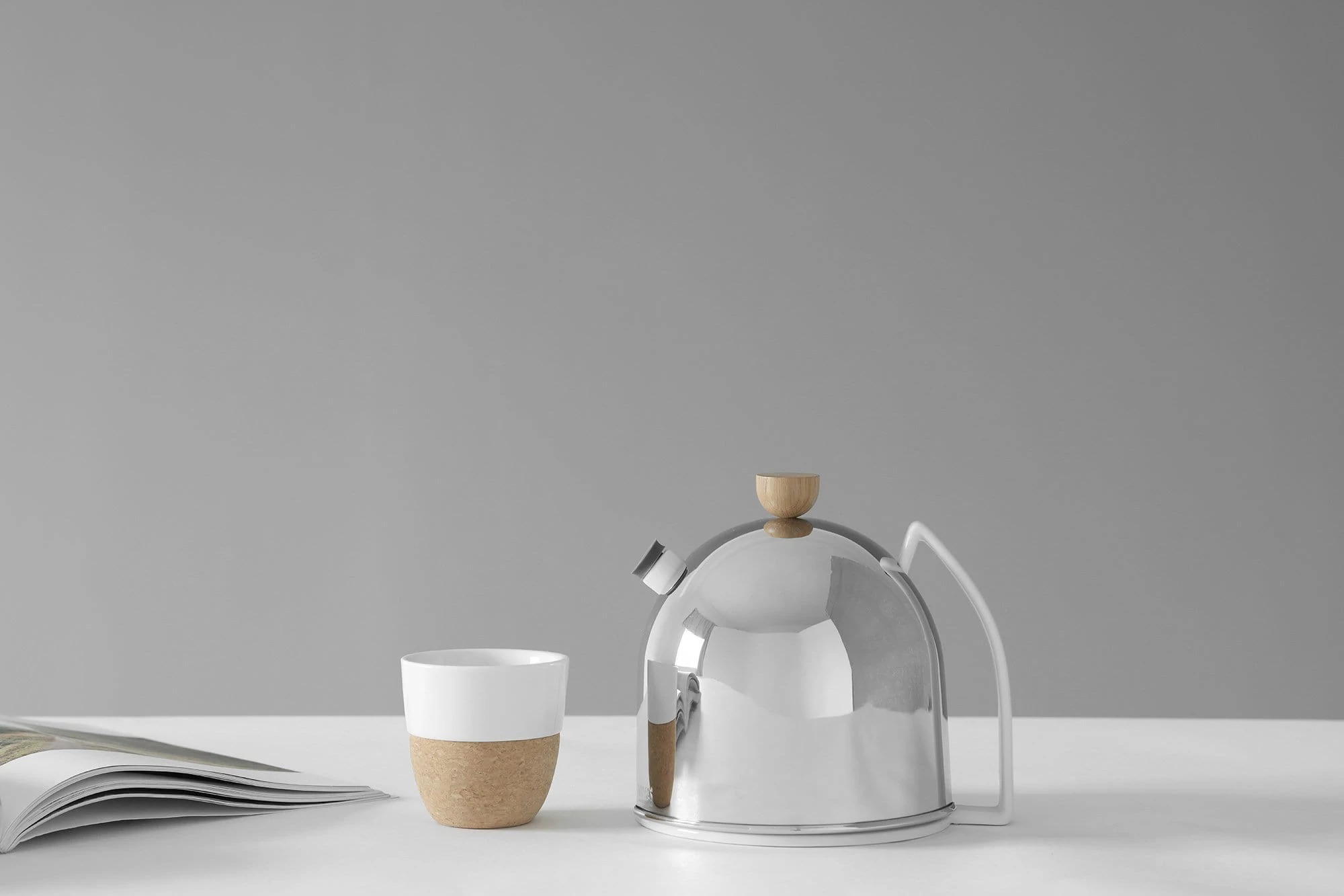 Tekanna med sil THOMAS 1,2 l, porslin/rostfritt stål, Viva Scandinavia