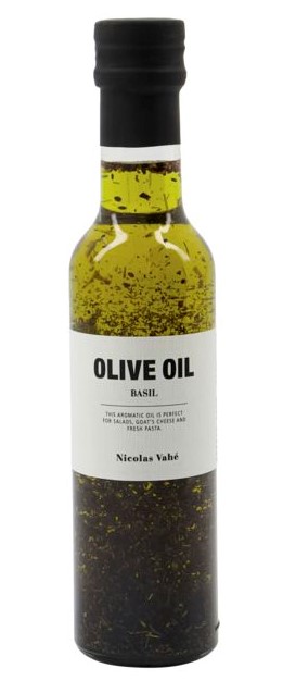Olivolja med basilika 250 ml, Nicolas Vahé