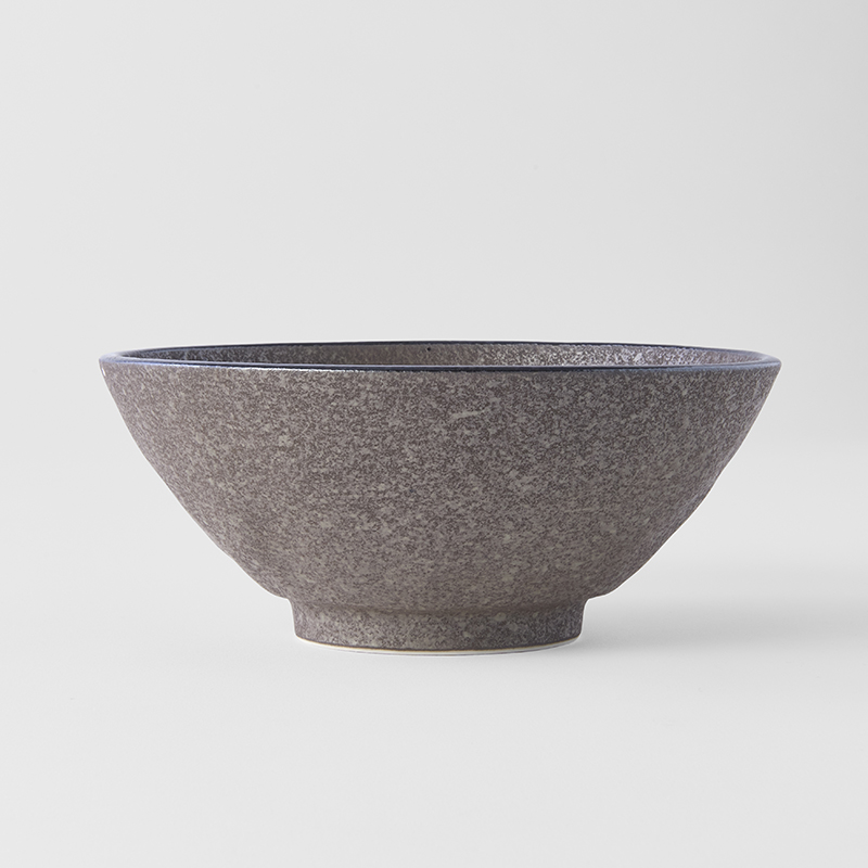 Udon-skål EARTH BLACK 20 cm, 950 ml, MIJ