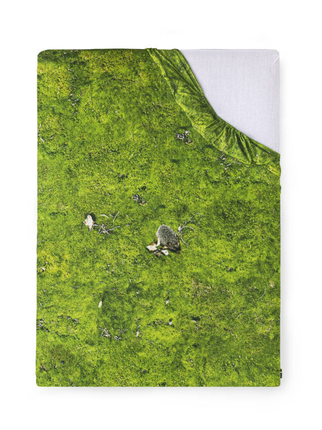 Dubbelt dra-på-lakan MOSS 160 x 200 cm, Foonka