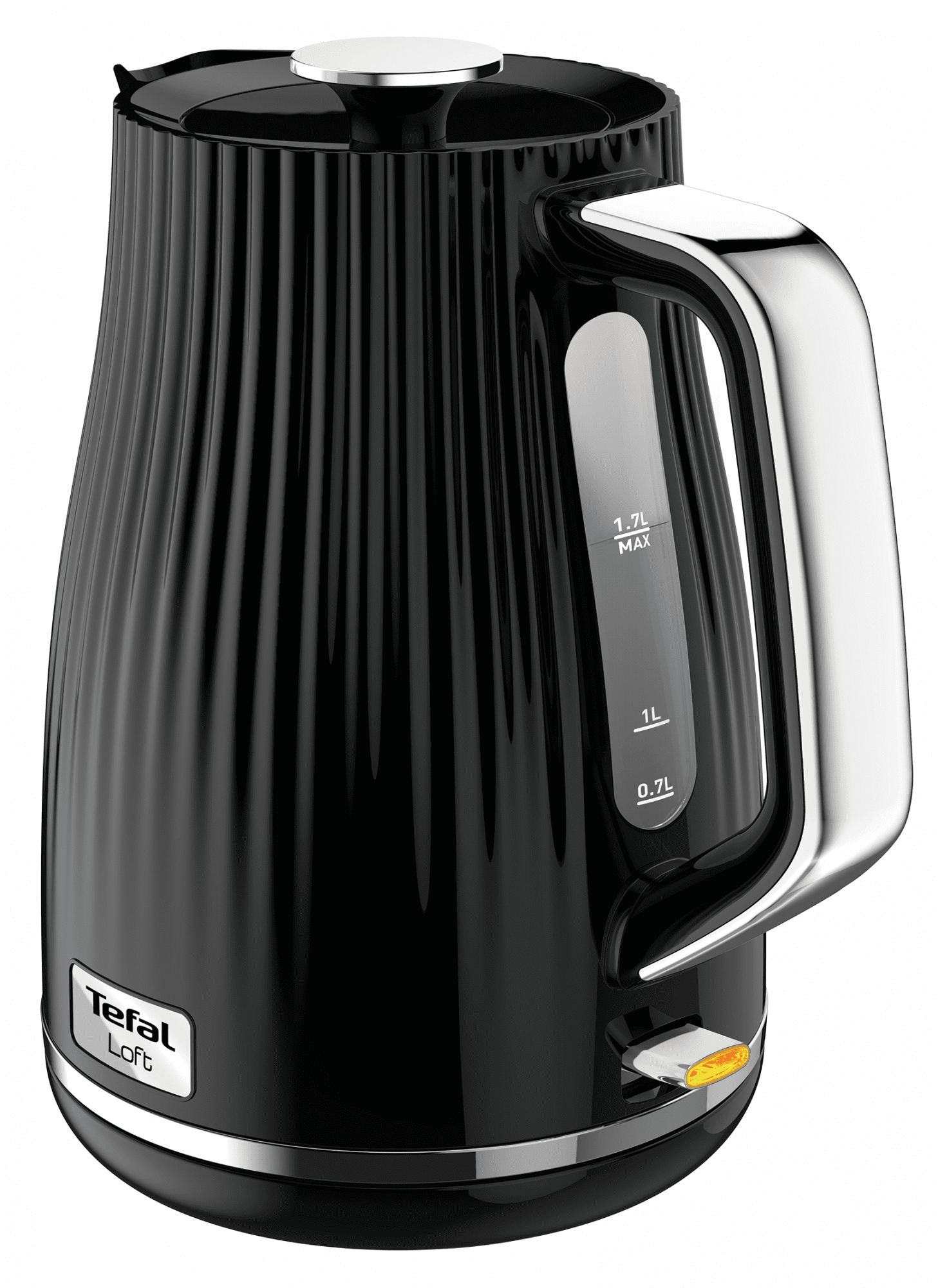 Elektrisk vattenkokare THE LOFT 1,7 l, svart, Tefal