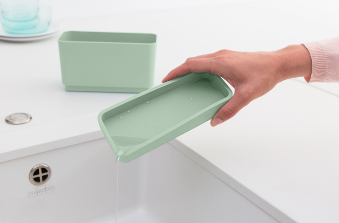 Diskbänksförvaring, 19 cm, grön, Brabantia