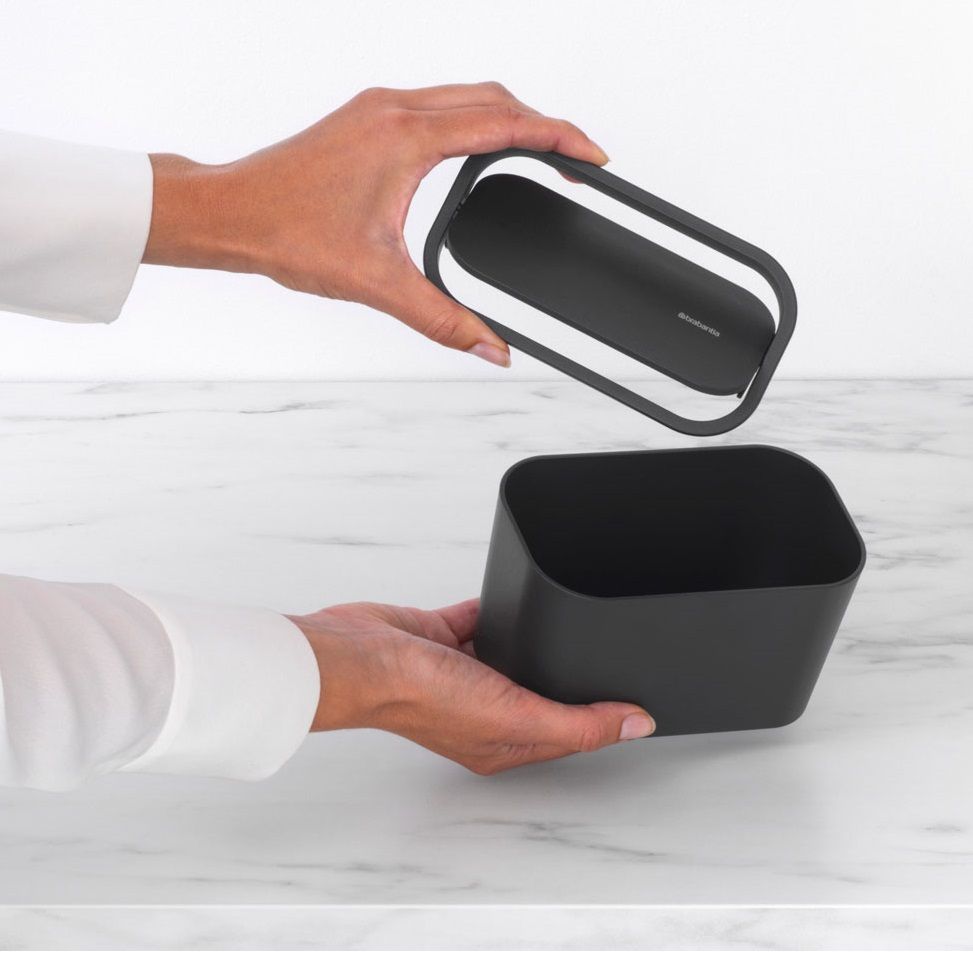Soptunna för badrum MINDSET, mineralgrå, Brabantia
