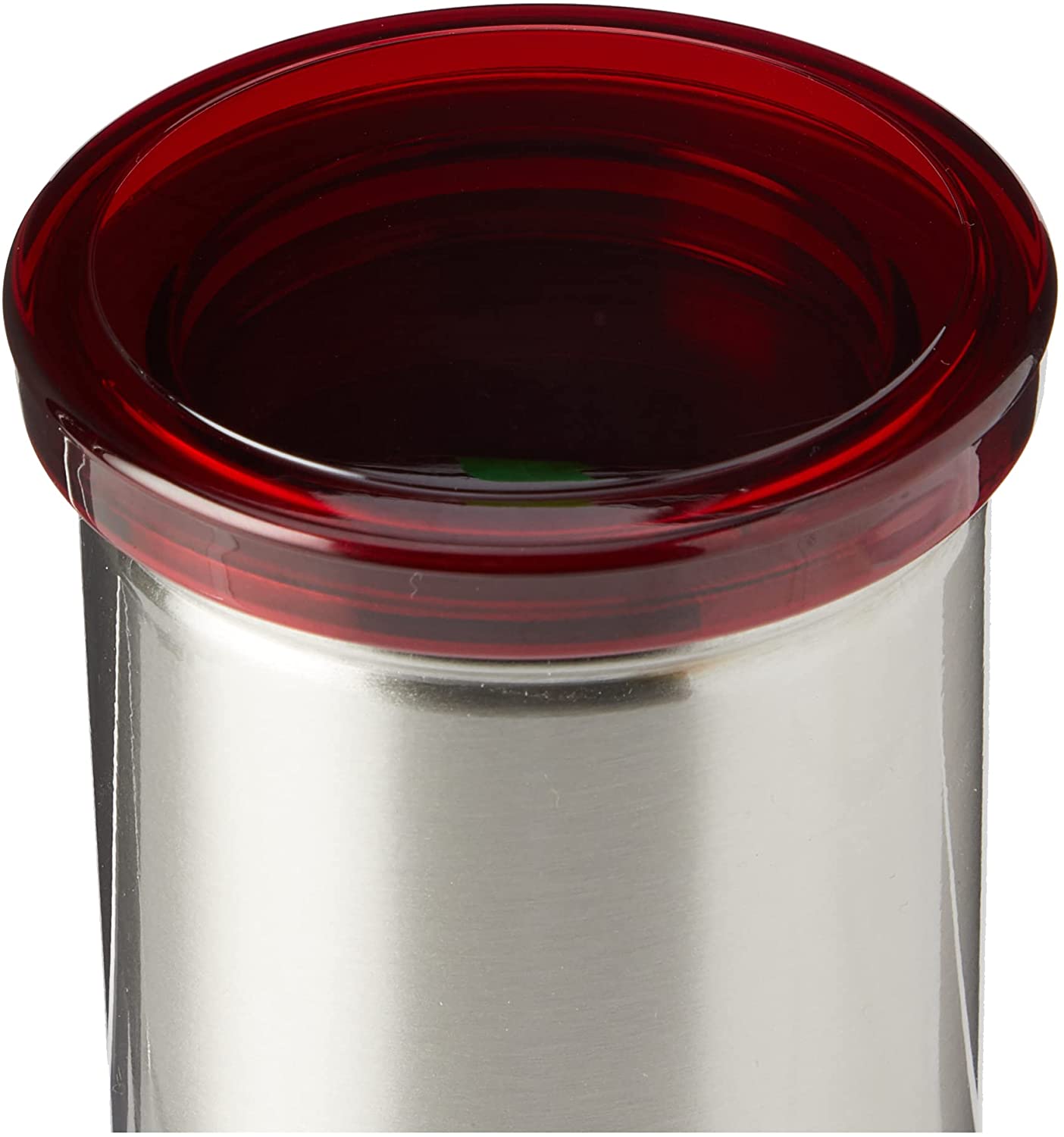 Kaffekapselbehållare SENSEO 1,4 l, för 18 kapslar, rött lock, Brabantia