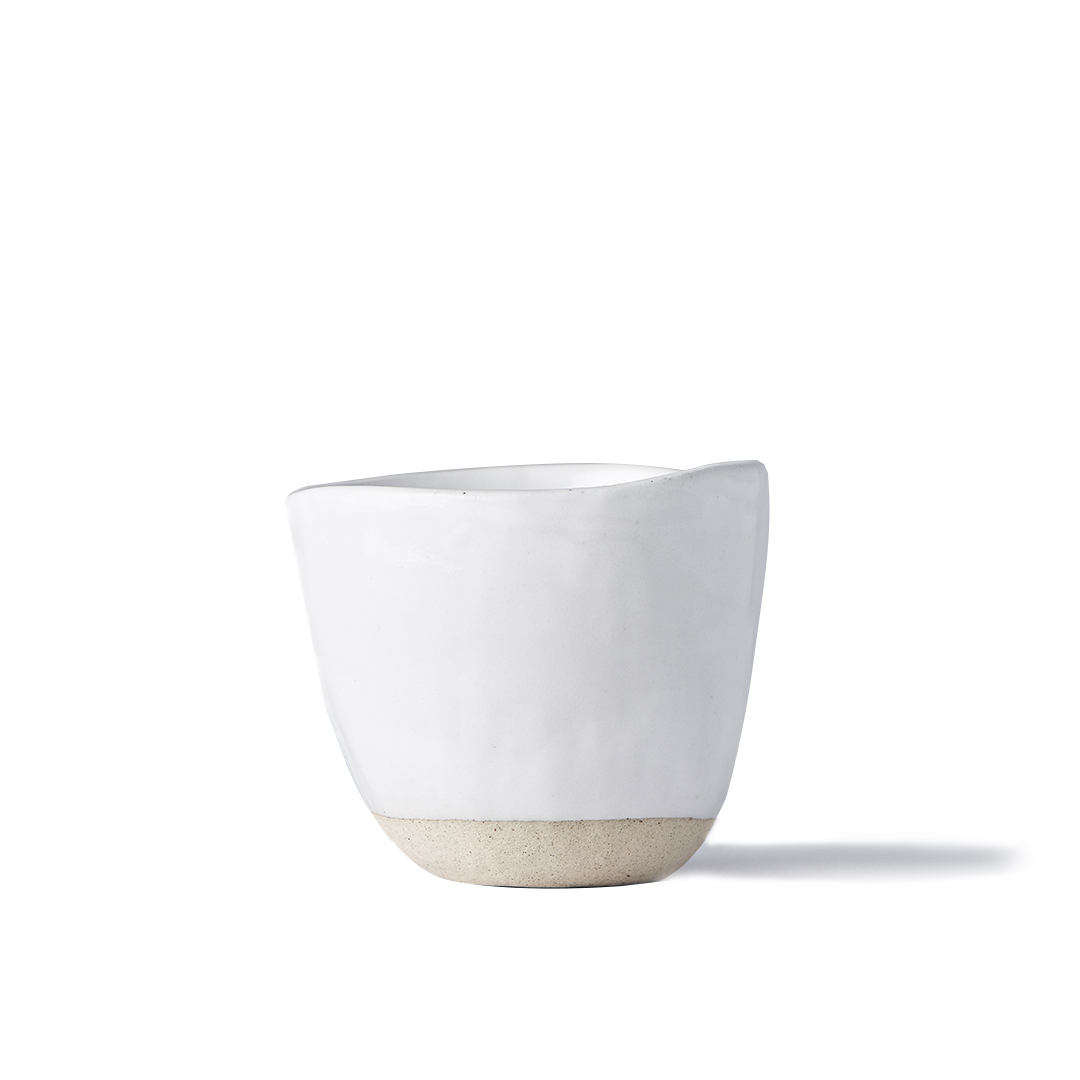 Mugg LOPSIDED 180 ml, vit, MIJ
