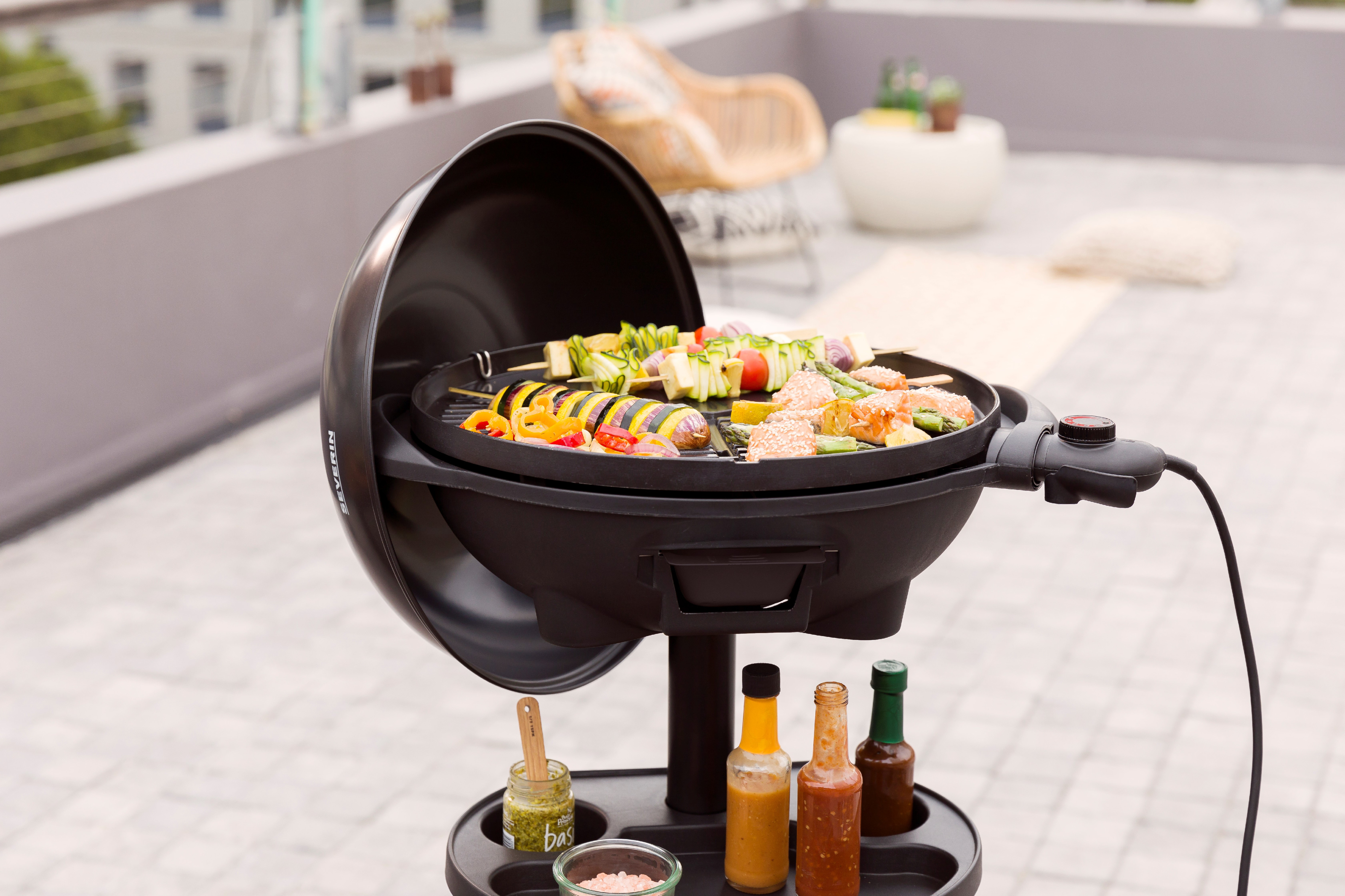 Elgrill PG 8541, 2000 W, Severin