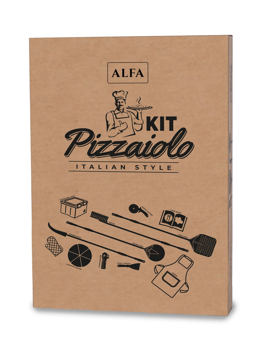 Pizzaredskap set PIZZAIOLO, 12 st, Alfa Forni