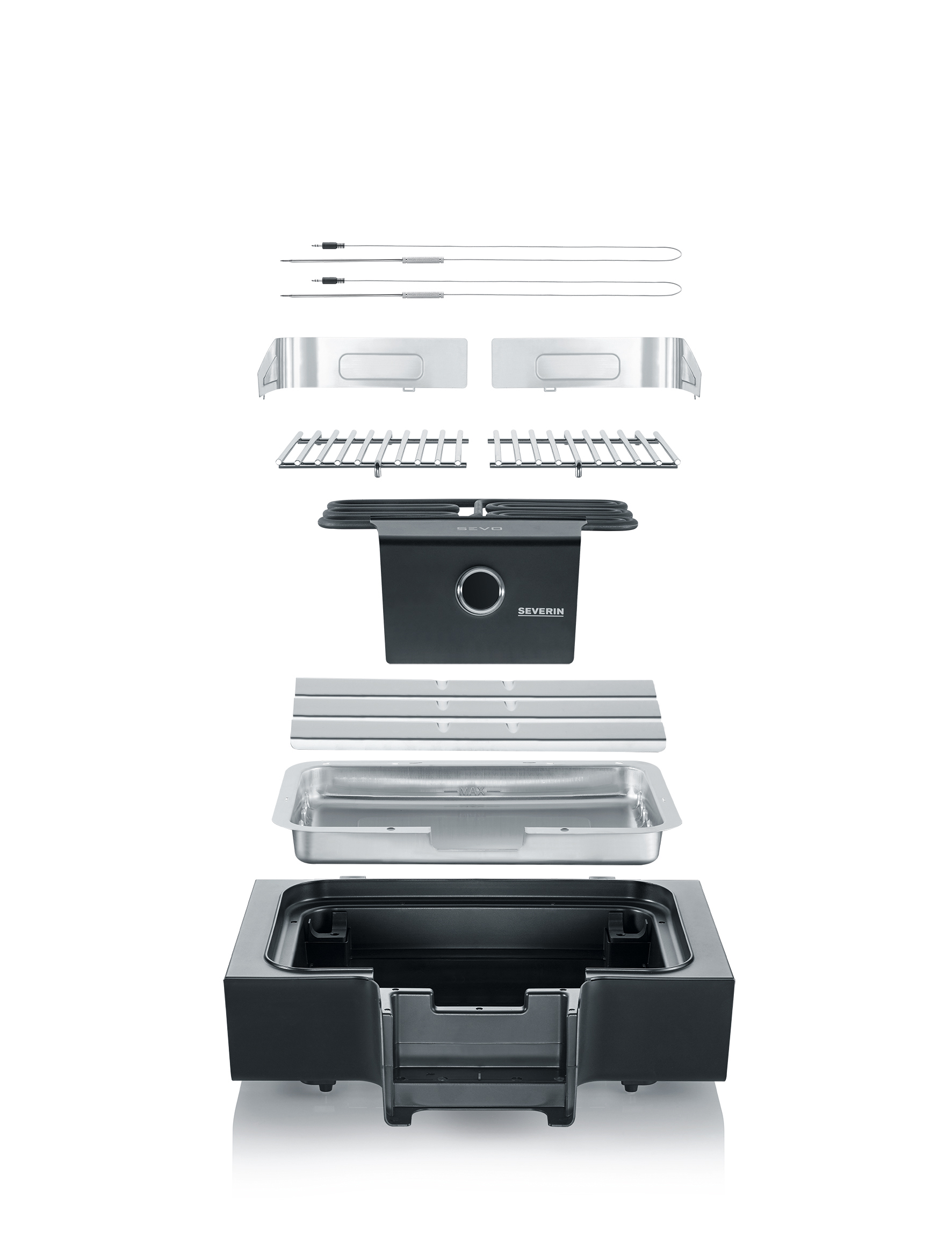 Elgrill PG 8106 SEVO GT, 3000 W, Severin
