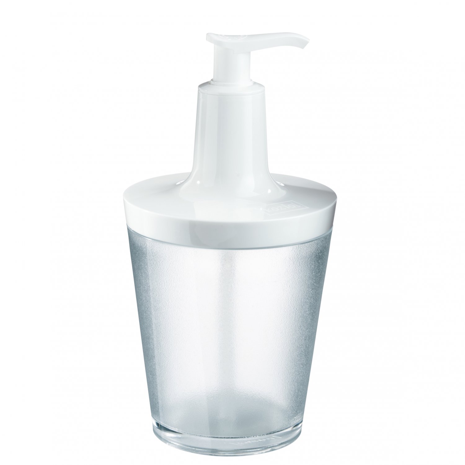 Dispenser för flytande tvål FLOW 250 ml, vit, Koziol