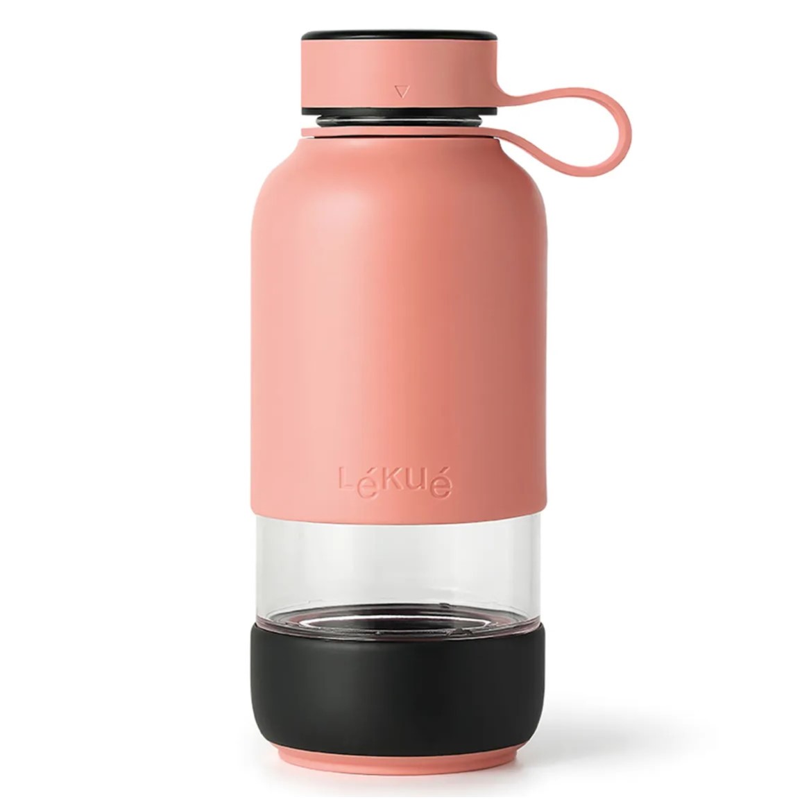 Vattenflaska BOTTLE TO GO 600 ml, korall, Lékué
