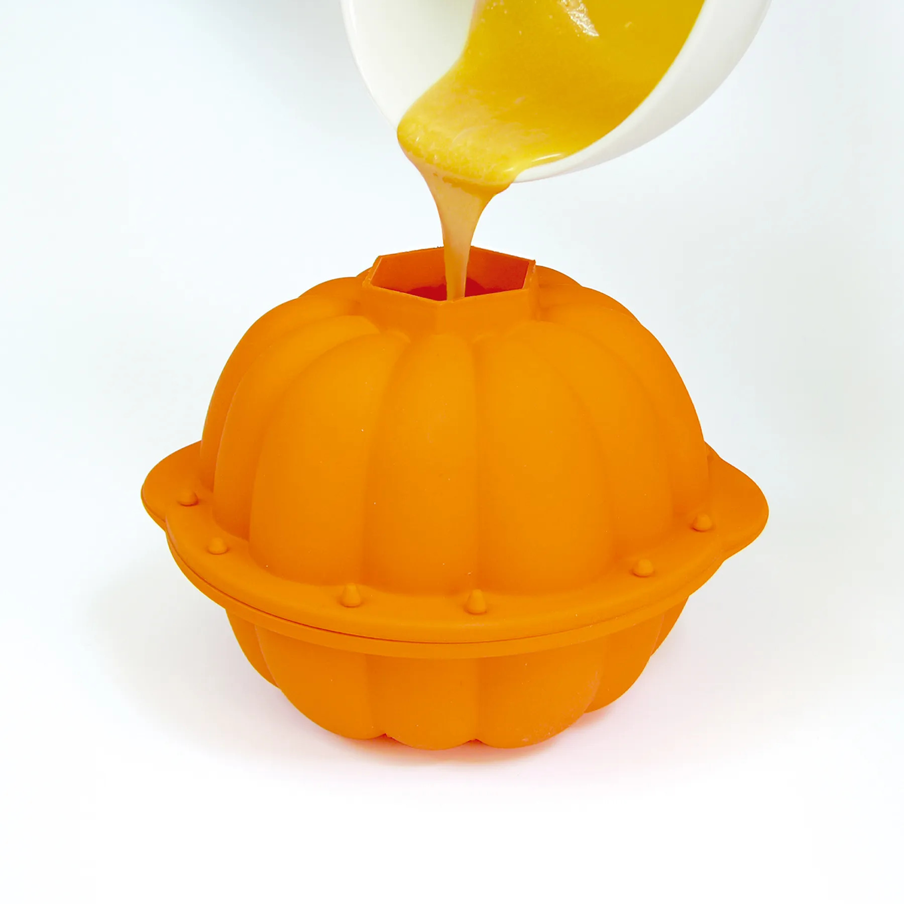 Bakform PUMPKIN, orange, silikon, Lékué