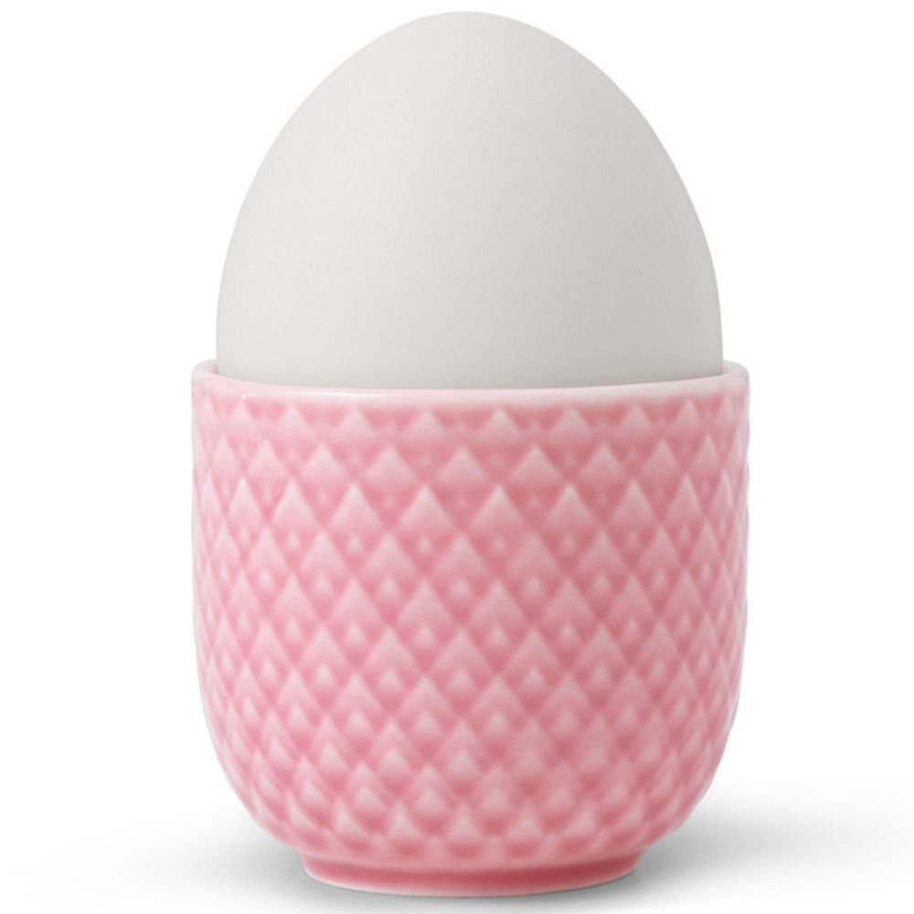 Äggkopp RHOMBE 5 cm, rosa, Lyngby