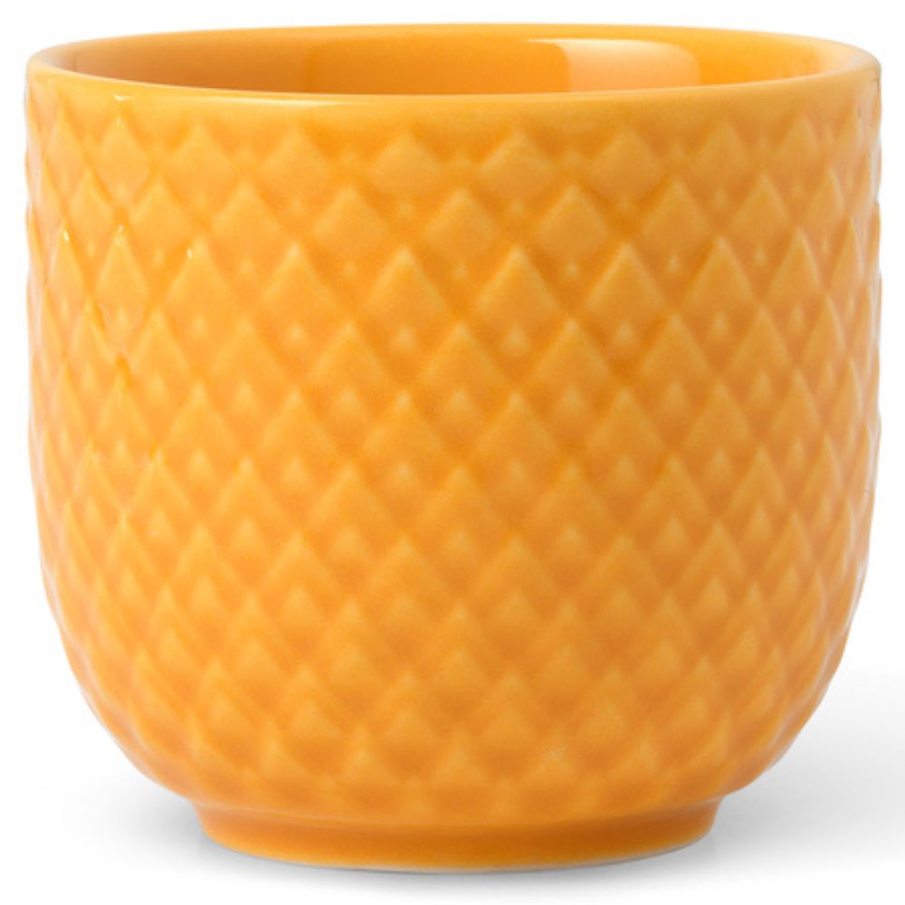 Äggkopp RHOMBE 5 cm, gul, Lyngby