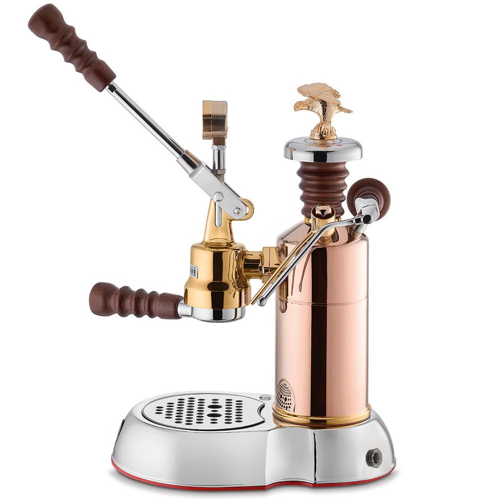 Kaffemaskin med spak  ESPERTO EDOTTO, koppar, La Pavoni