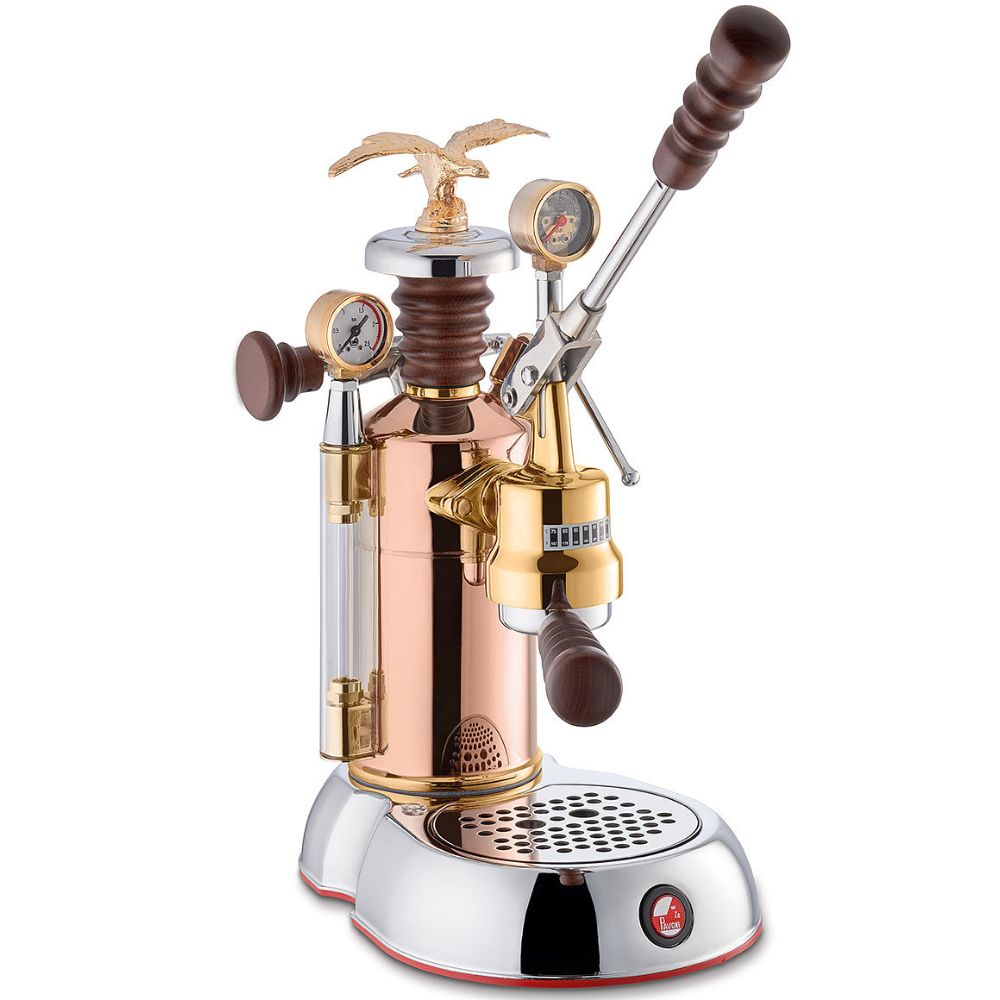 Kaffemaskin med spak  ESPERTO EDOTTO, koppar, La Pavoni
