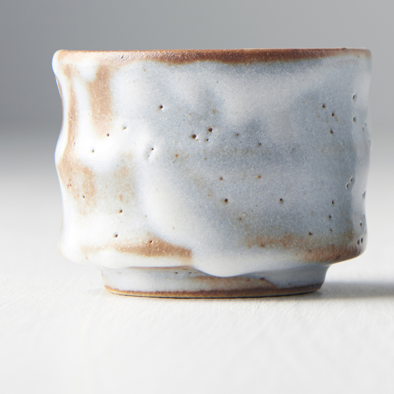 Sake-kopp, 50 ml, vitt moln, MIJ