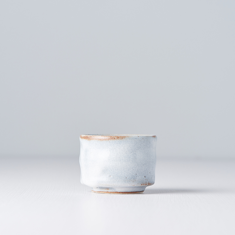 Sake-kopp, 50 ml, vitt moln, MIJ