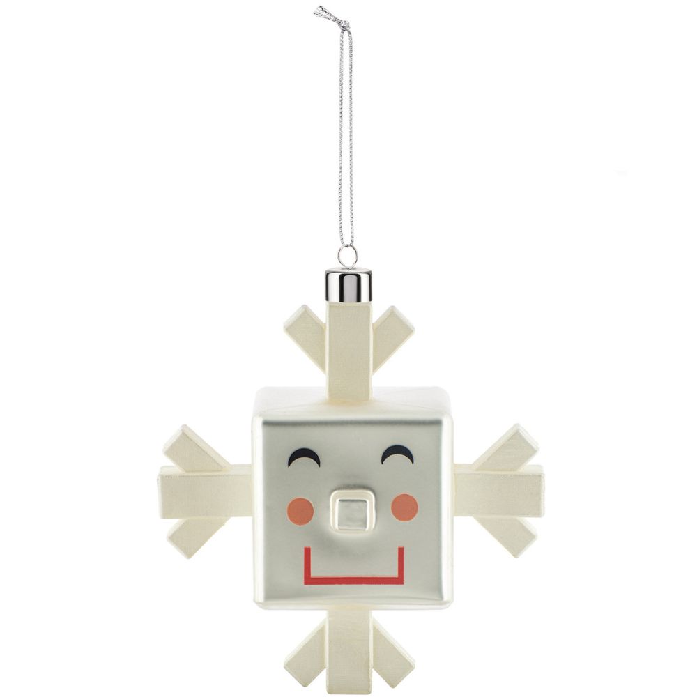 Julgransprydnad SNOW FLAKE, vit, Alessi