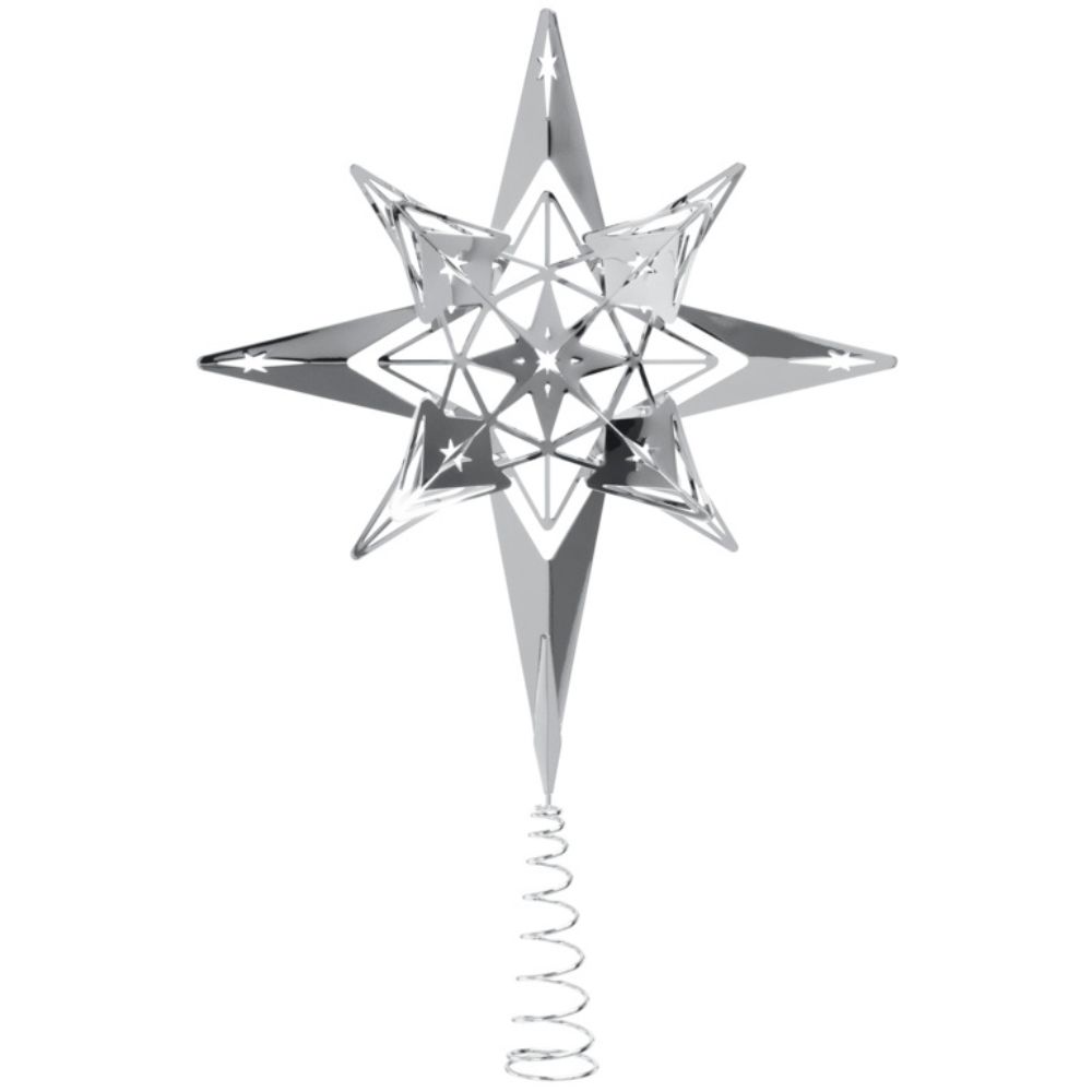 Julgransprydnad TOP STAR 32 cm, silverpläterad, Rosendahl